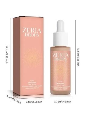Zeria Drops Skin Serum - Watermelon Flavor 60ml